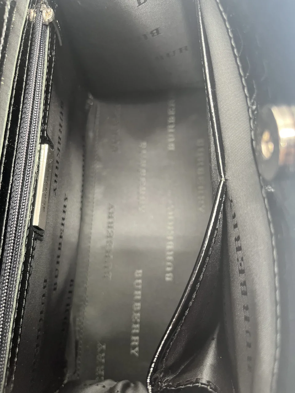 BURBERRY HANDBAG (BLACK) view 7