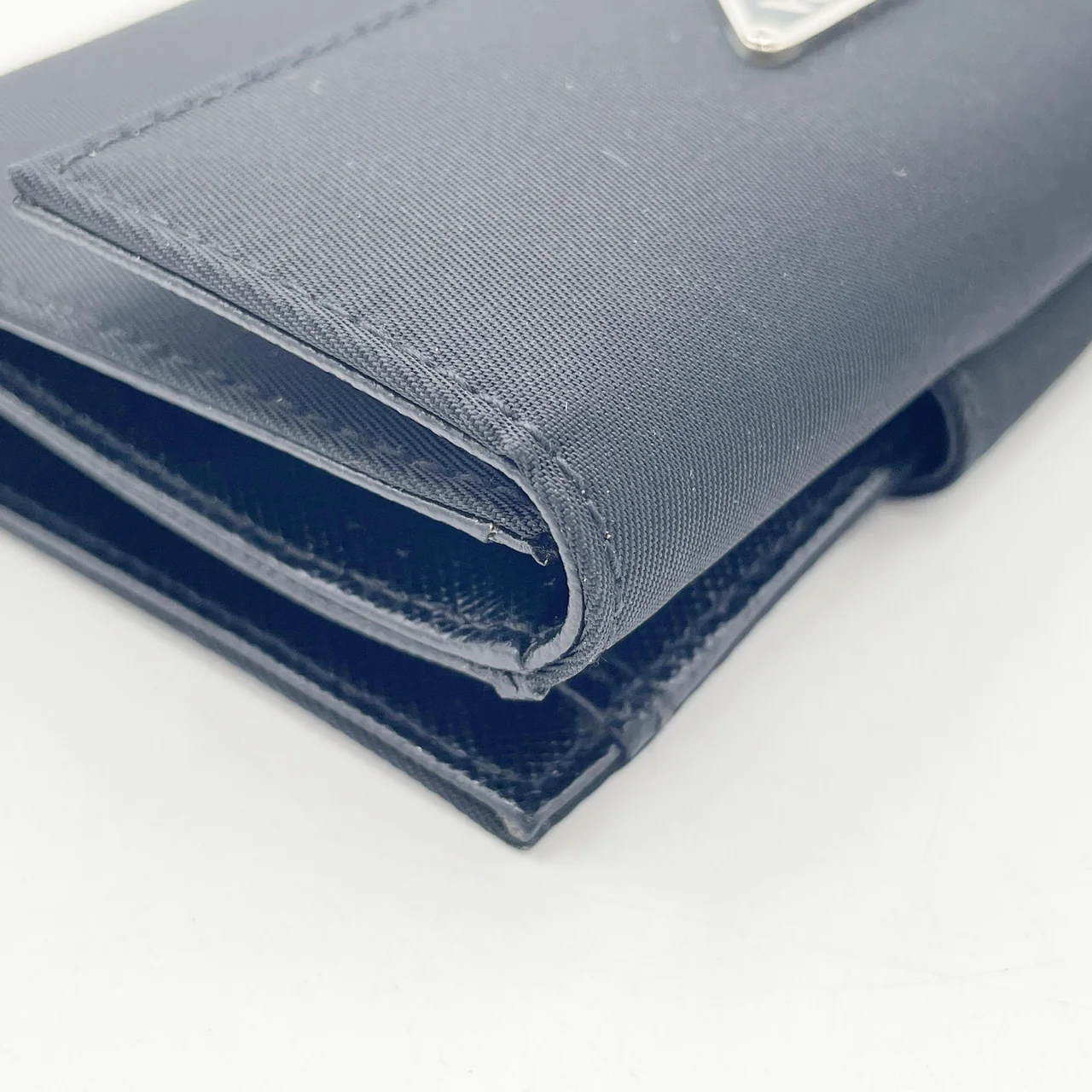 PRADA BIFOLD LONG WALLET (BLACK) view 6
