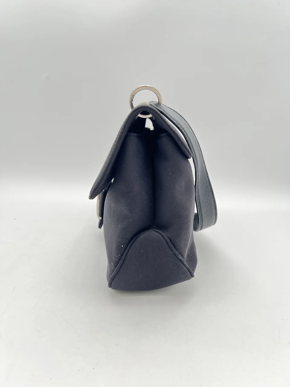 SALVATORE FERRAGAMO FLAP SHOULDER BAG (BLACK) view 6