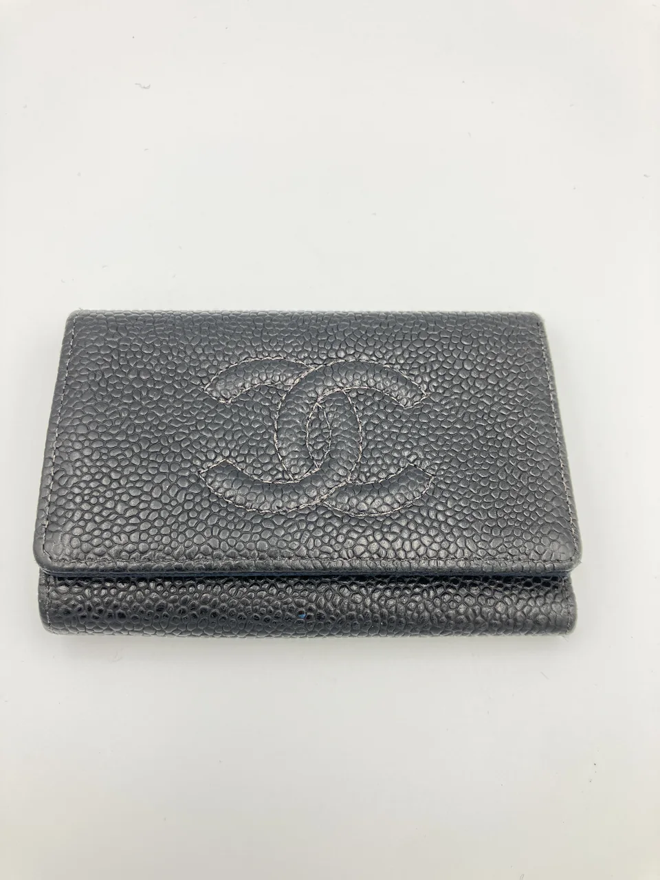 CHANEL CAVIAR COCO MARK KEY CASE