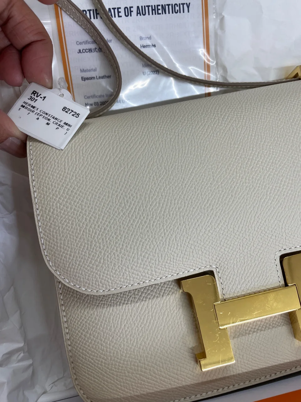 HERMES CONSTANCE MINI MIROIR (EPSON, CRAIE, U STAMP) view 3