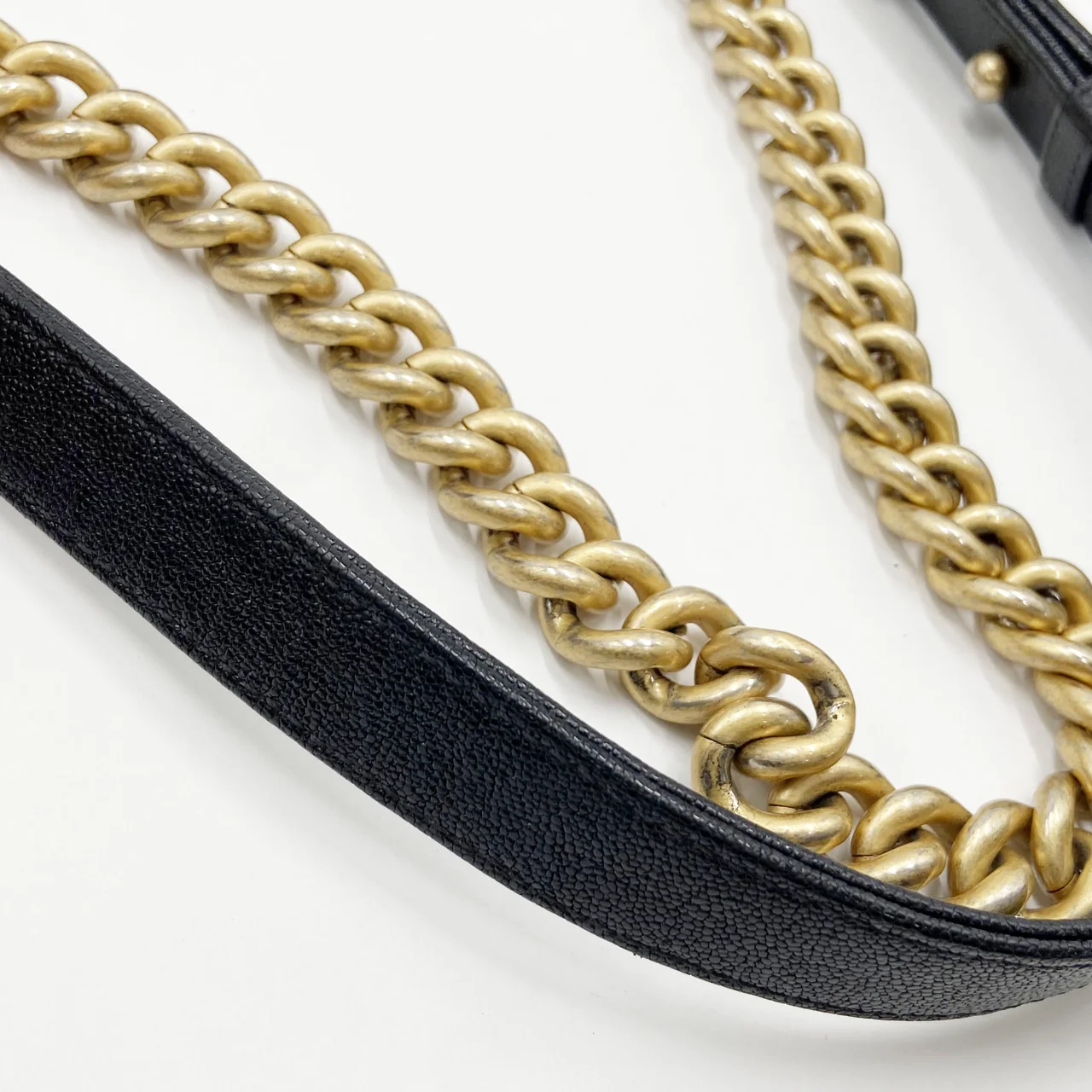 CHANEL CAVIAR SINGLE FLAP LE BOY (26 SERIAL CODE) view 14