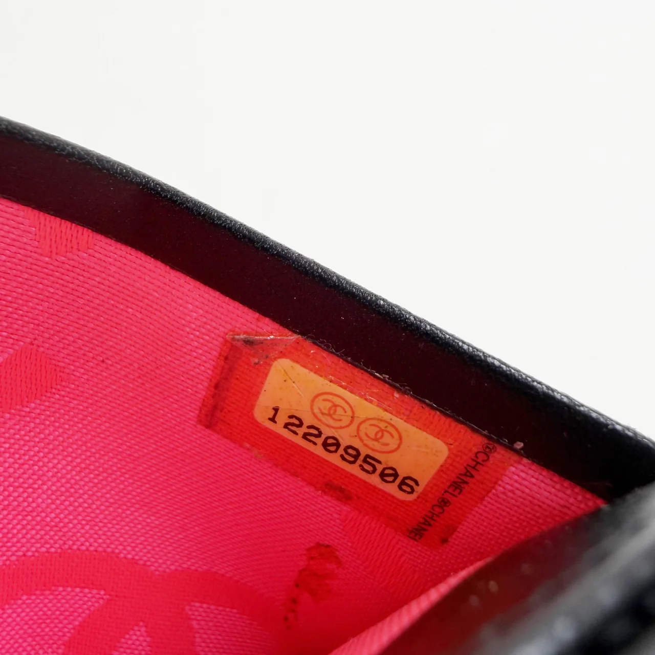 CHANEL CALF SKIN CAMBON CARD CASE view 7