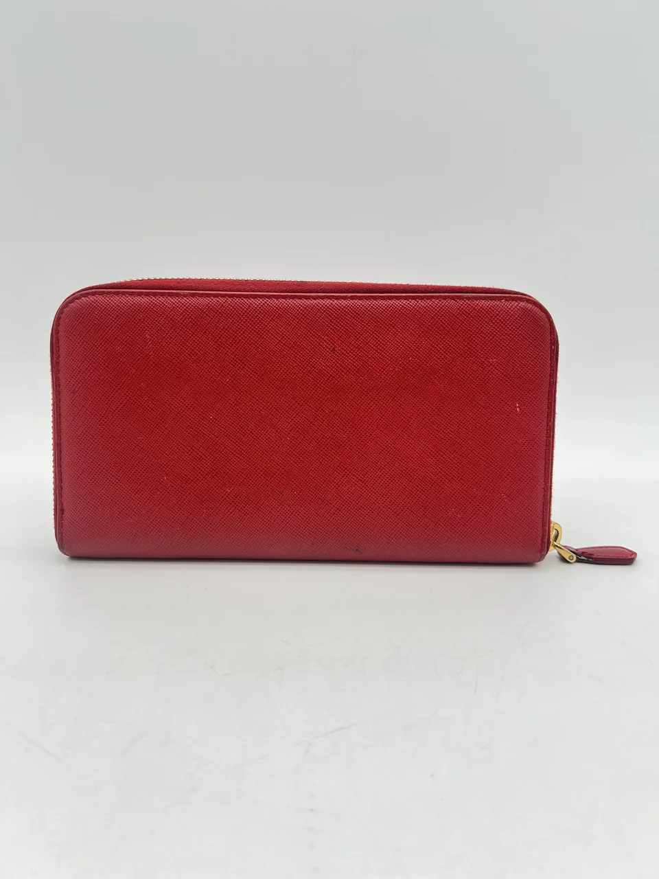 PRADA ROUND FASTENER LONG WALLET (RED) view 8