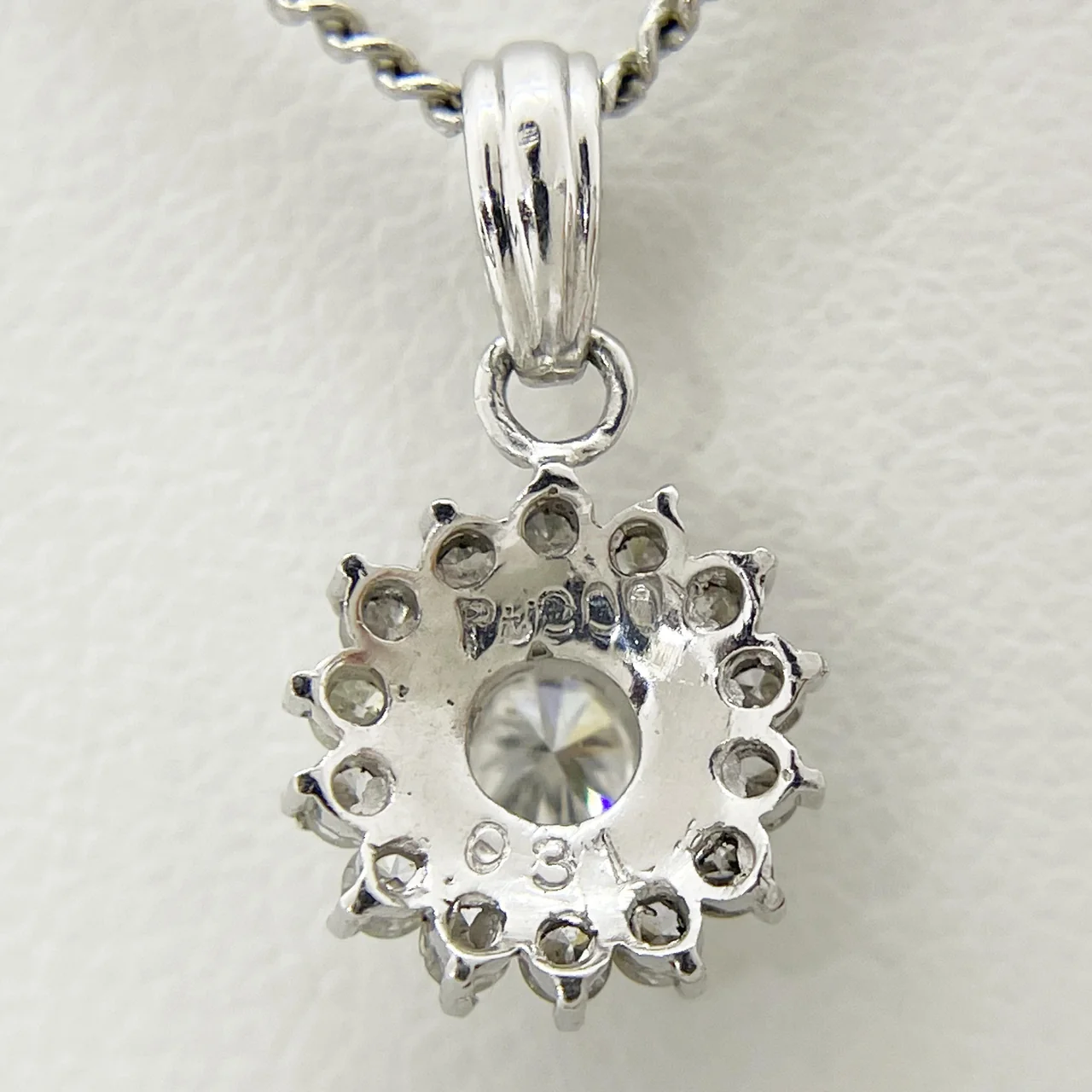 PT850/900 DIAMOND NECKLACE FD0.31CT 4.4G view 6