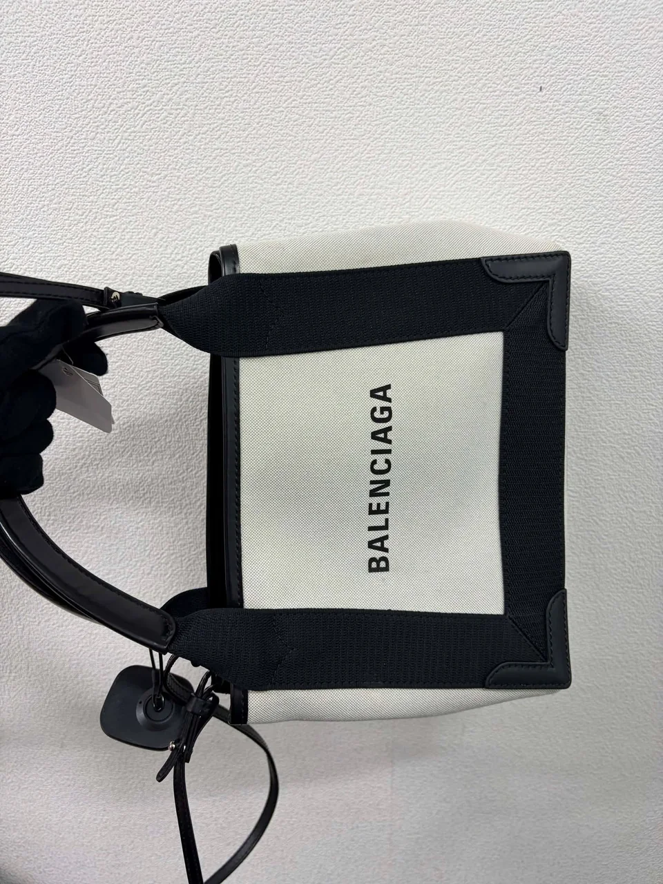 BALENCIAGA NAVY CABAS XS view 9