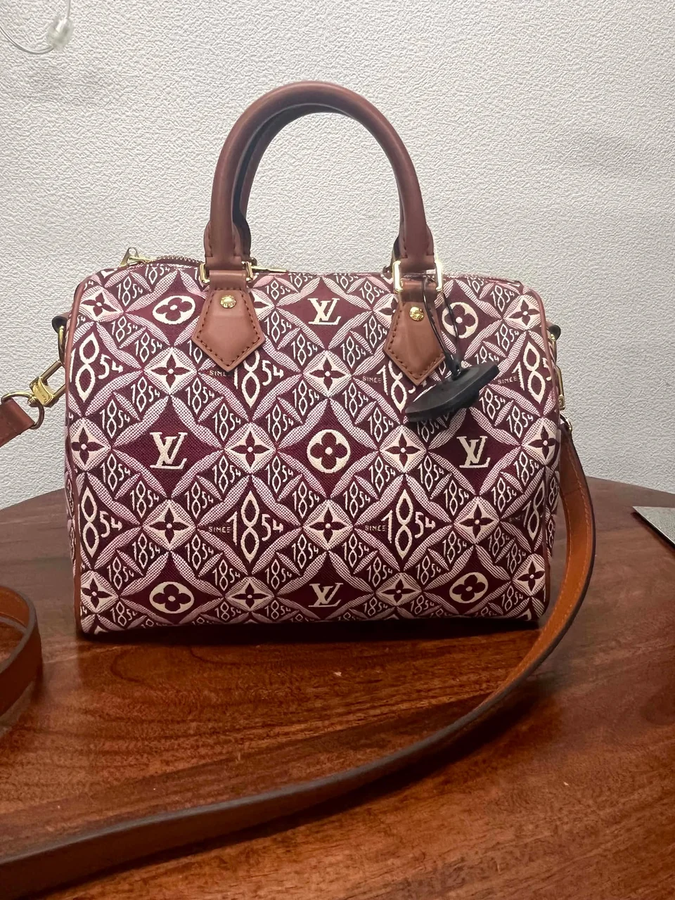 LV MONOGRAM JACQUARD SINCE1854 SPEEDY BANDOULIERE 25