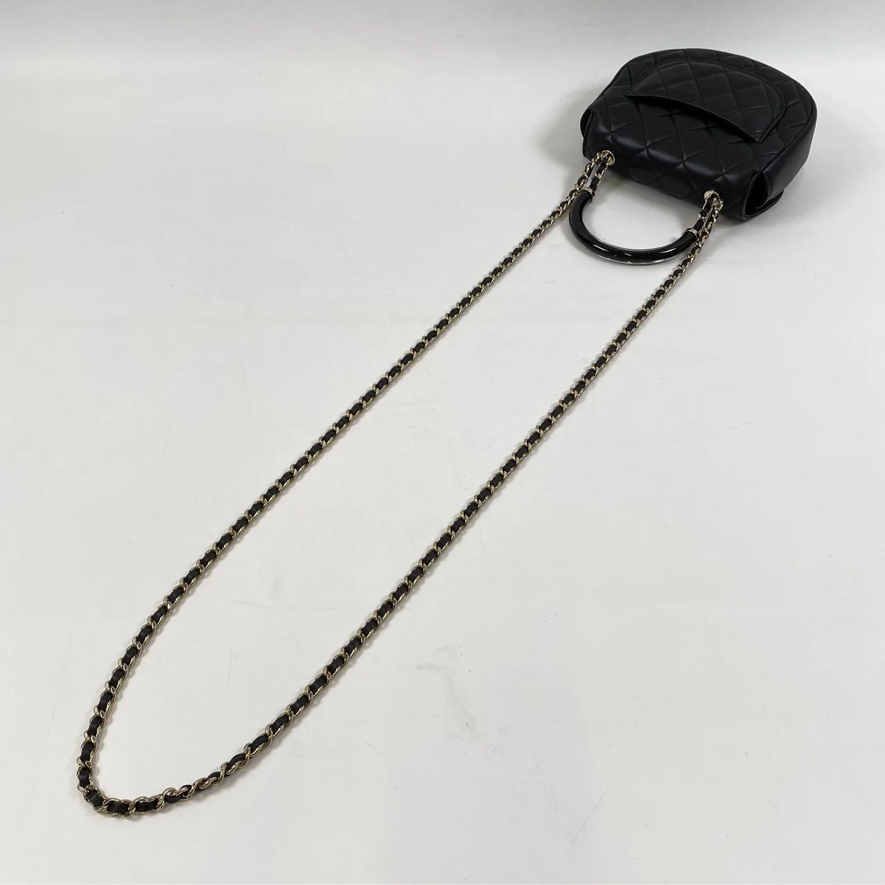 CHANEL LAMB SKIN MATELASSE CHAIN SHOULDER BAG view 10