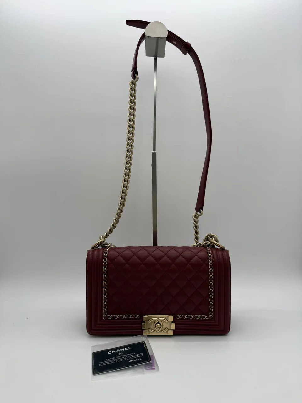 CHANEL CALF SKIN LE BOY