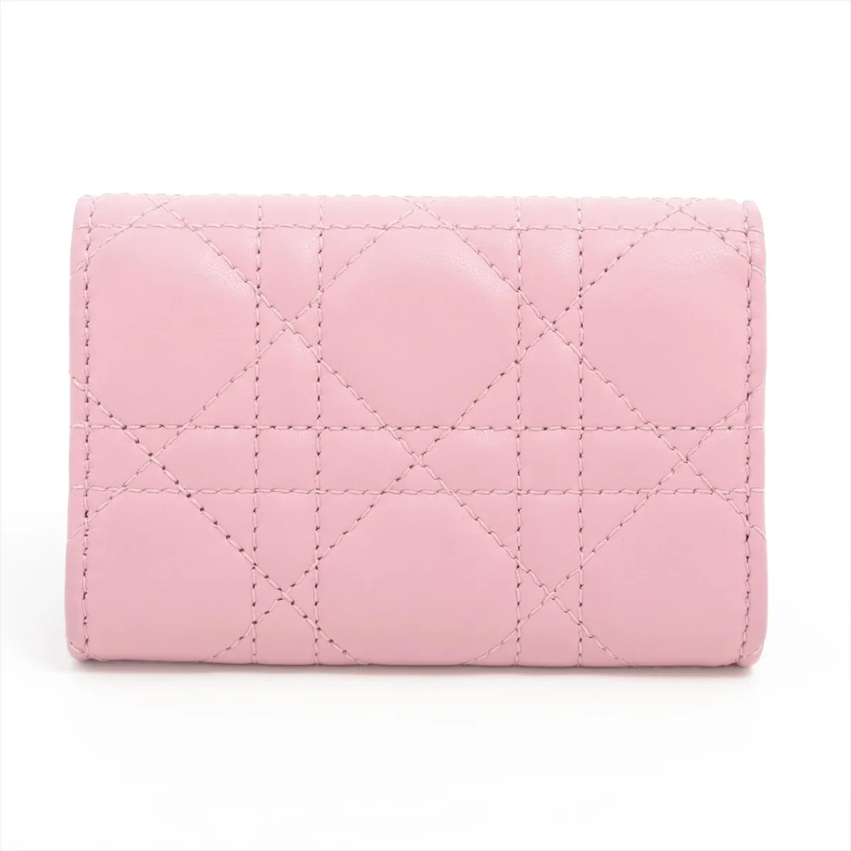DIOR CANNAGE LADY DIOR COIN PURSE (PINK) view 3