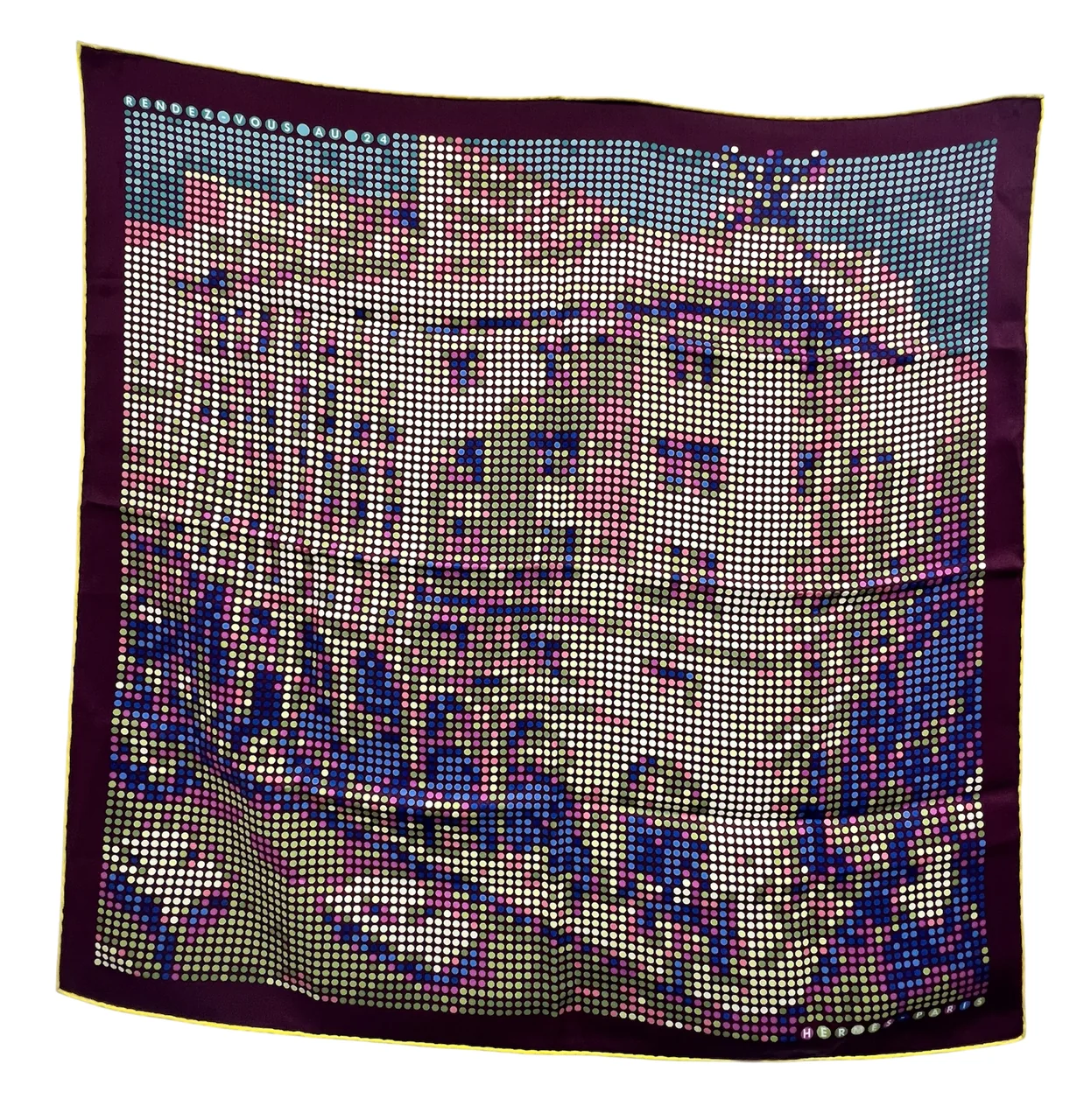 HERMES RENDEZ VOUS AU-24 SCARF