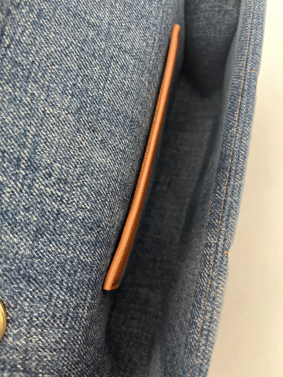 CELINE DENIM CHAIN BAG view 10