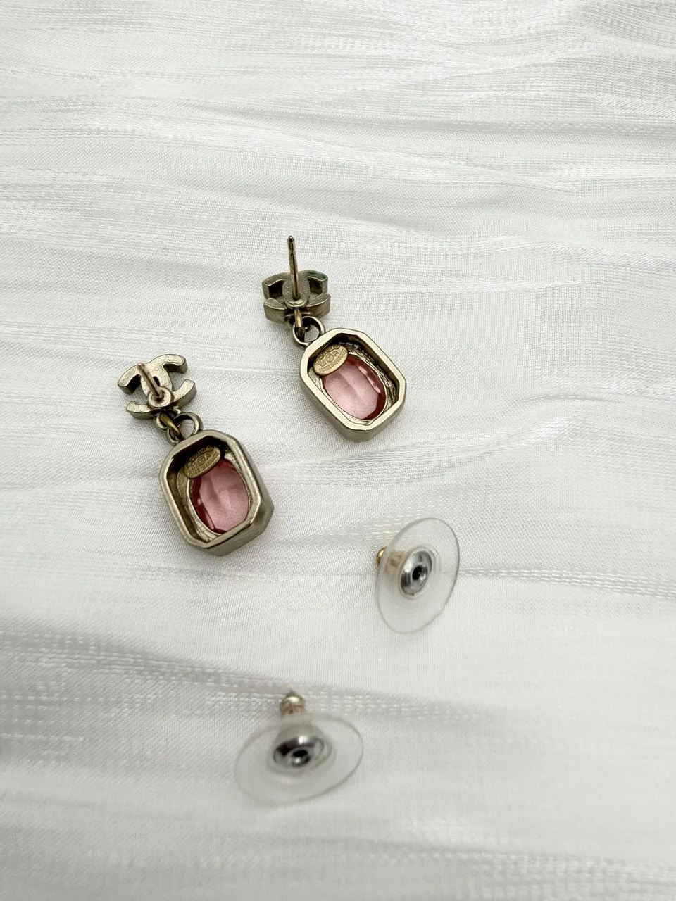 CHANEL COCO MARK SWING EARRINGS hover