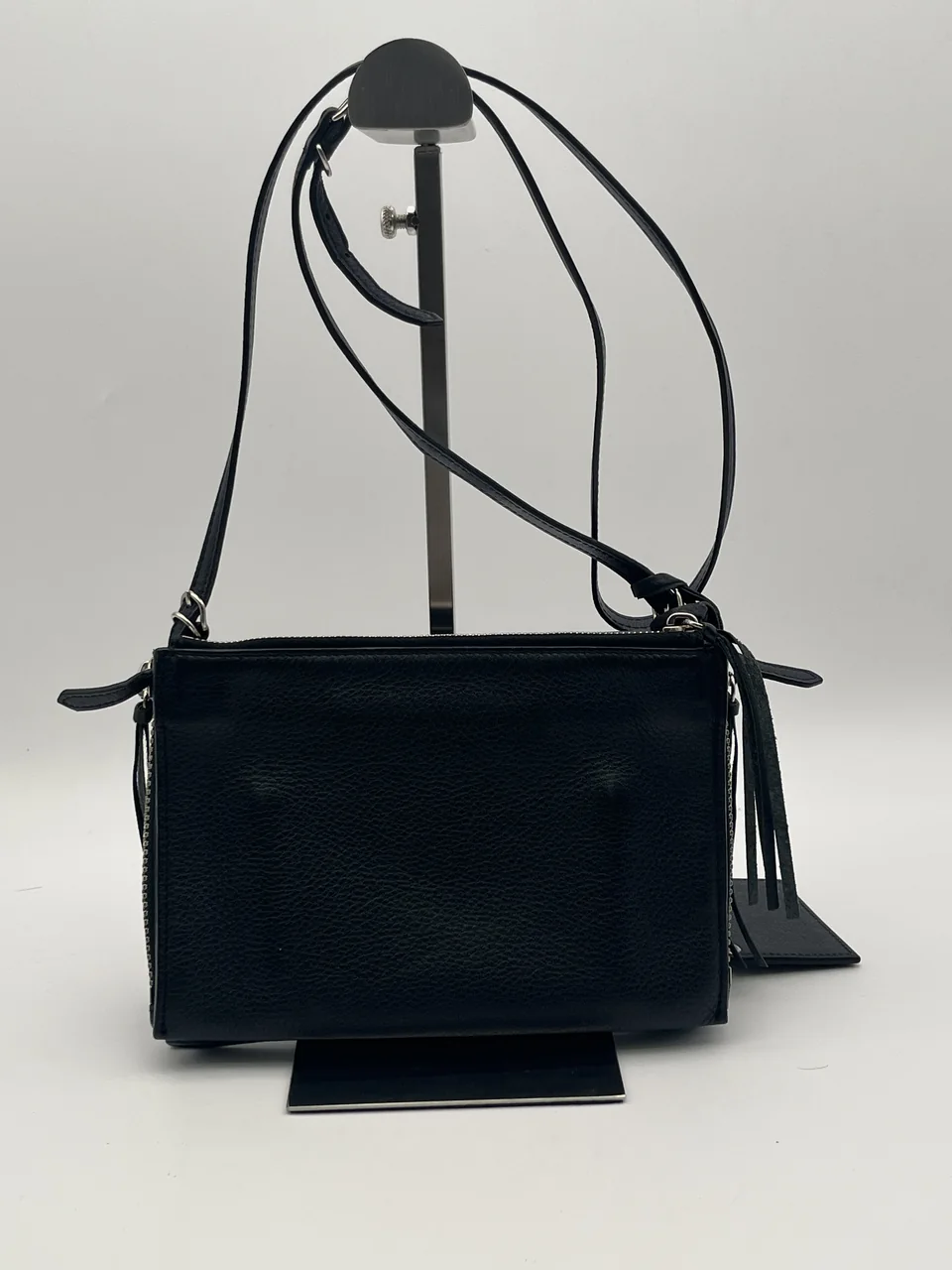 BALENCIAGA PAPER TRIPLE XS SHOULDER BAG (BLACK) view 3