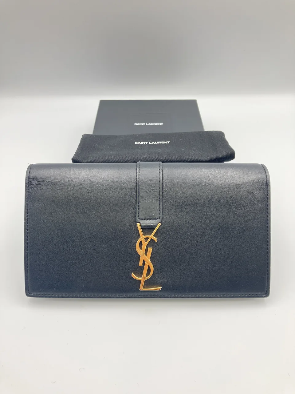 SAINT LAURENT LONG WALLET (BLACK) view 3