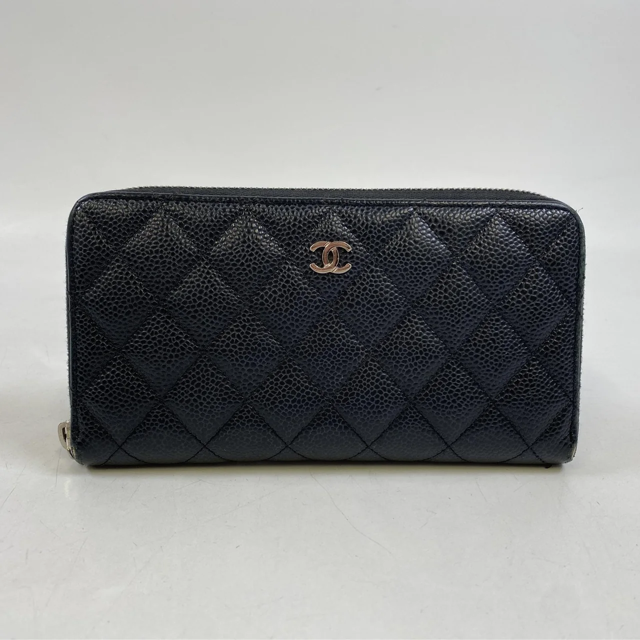 CHANEL CAVIAR MATELASSE LONG WALLET (22 SERIAL CODE)