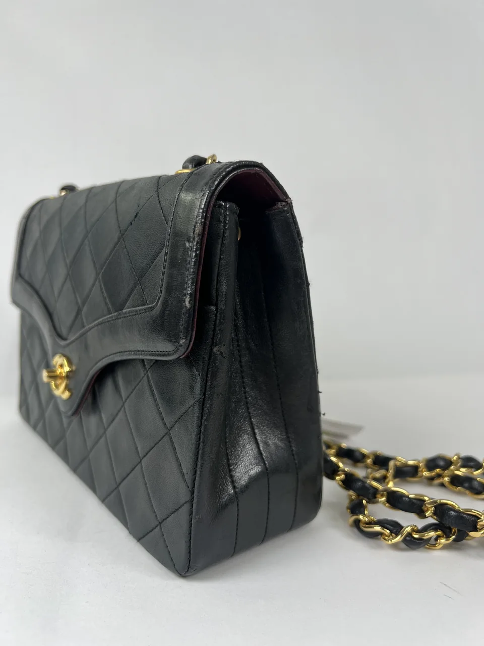CHANEL LAMB SKIN MATELASSE CHAIN SHOULDER BAG view 7