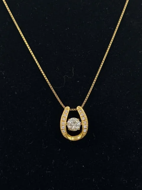 K18 DIAMOND NECKLACE D0.53CT FD0.08CT 3.7G view 3