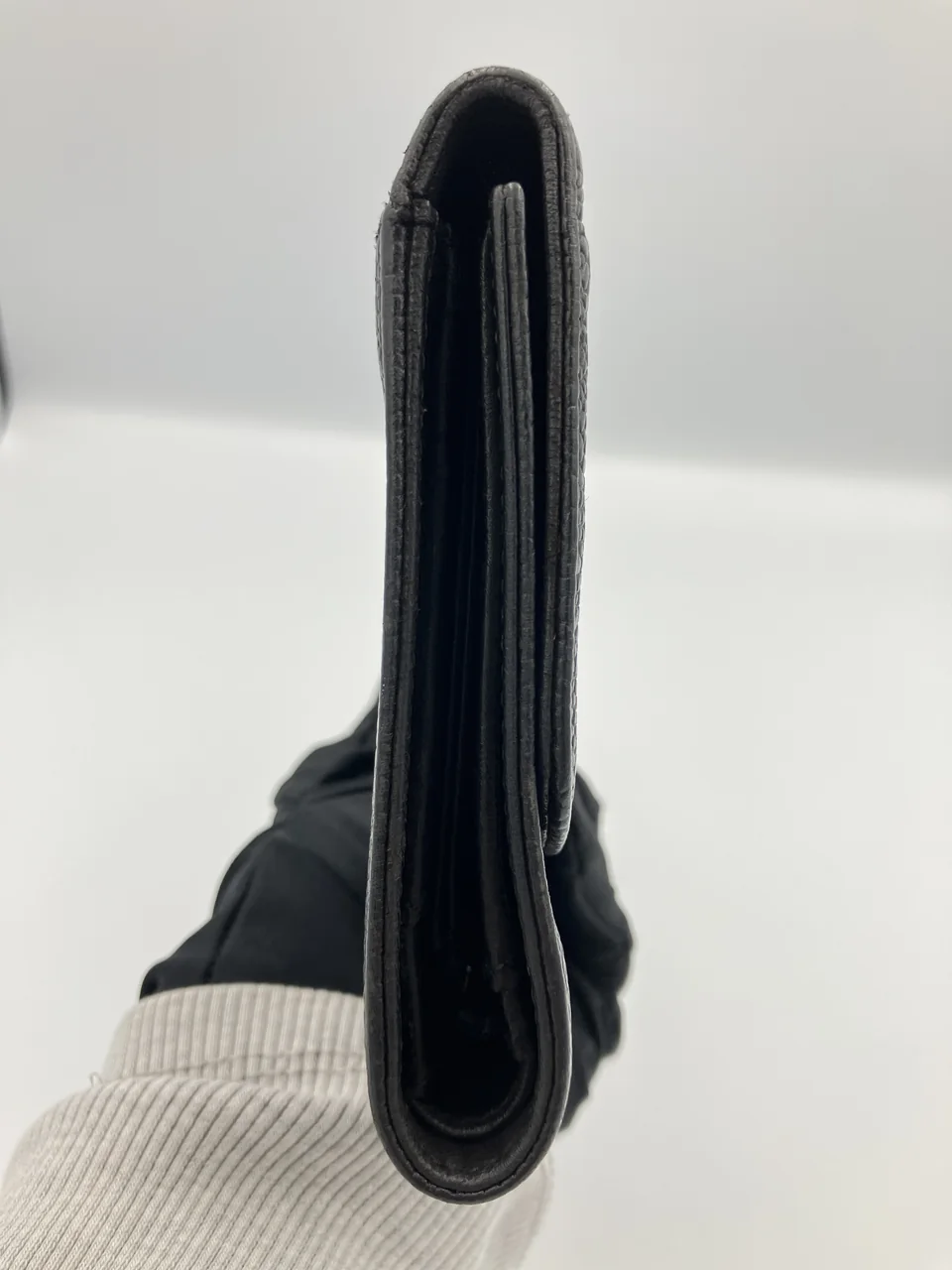 CHANEL CAVIAR TRIFOLD WALLET view 6