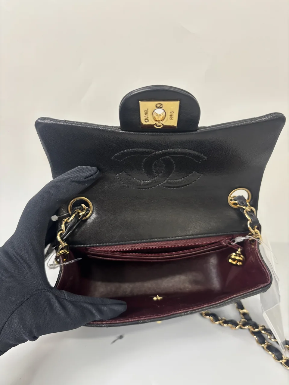 CHANEL LAMB SKIN MINI MATELASSE (7 SERIAL CODE) view 8