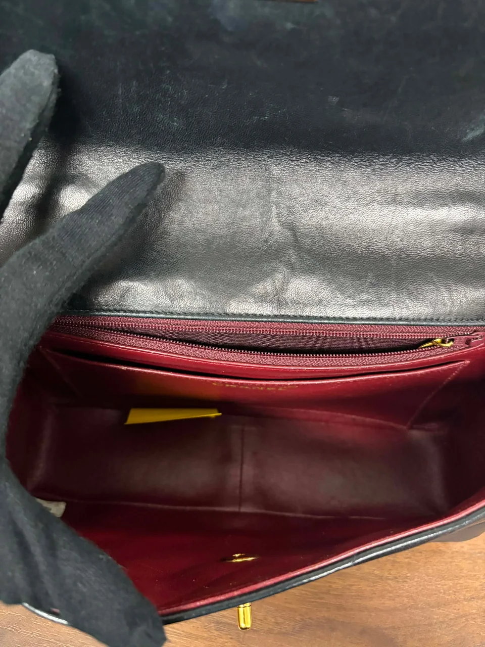 CHANEL LAMB SKIN CHAIN SHOULDER BAG view 10