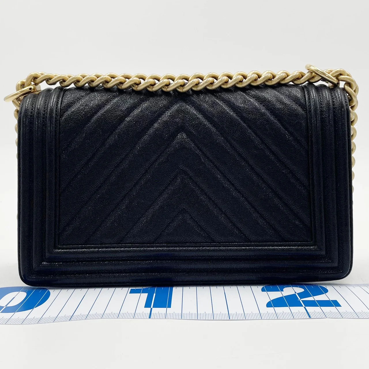 CHANEL CAVIAR SINGLE FLAP LE BOY (26 SERIAL CODE) hover