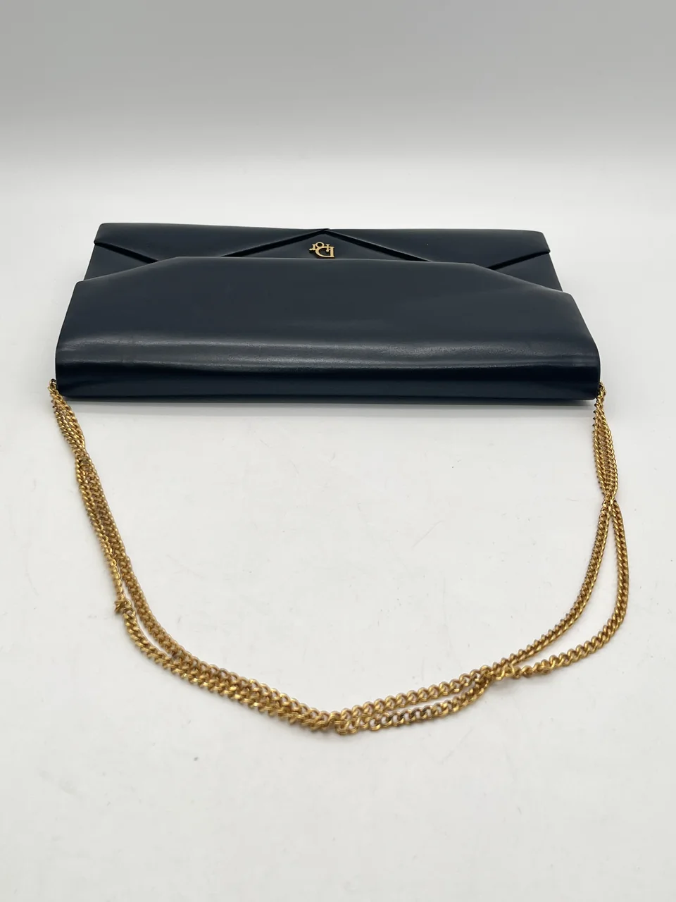 DIOR CHAIN SHOULDER BAG (BLACK) view 3
