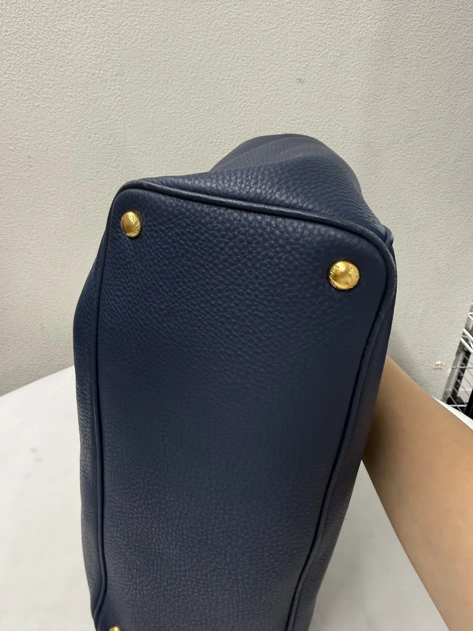 PRADA TOTE BAG (NAVY) view 7