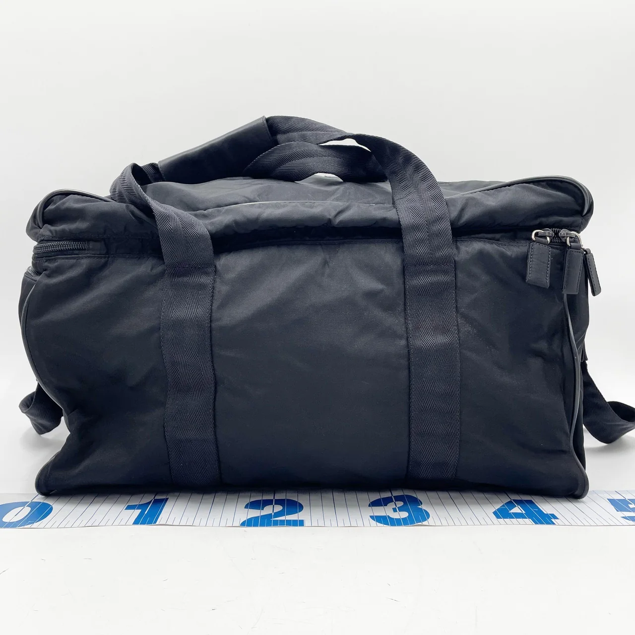 PRADA NYLON BOSTON BAG (BLACK) view 2