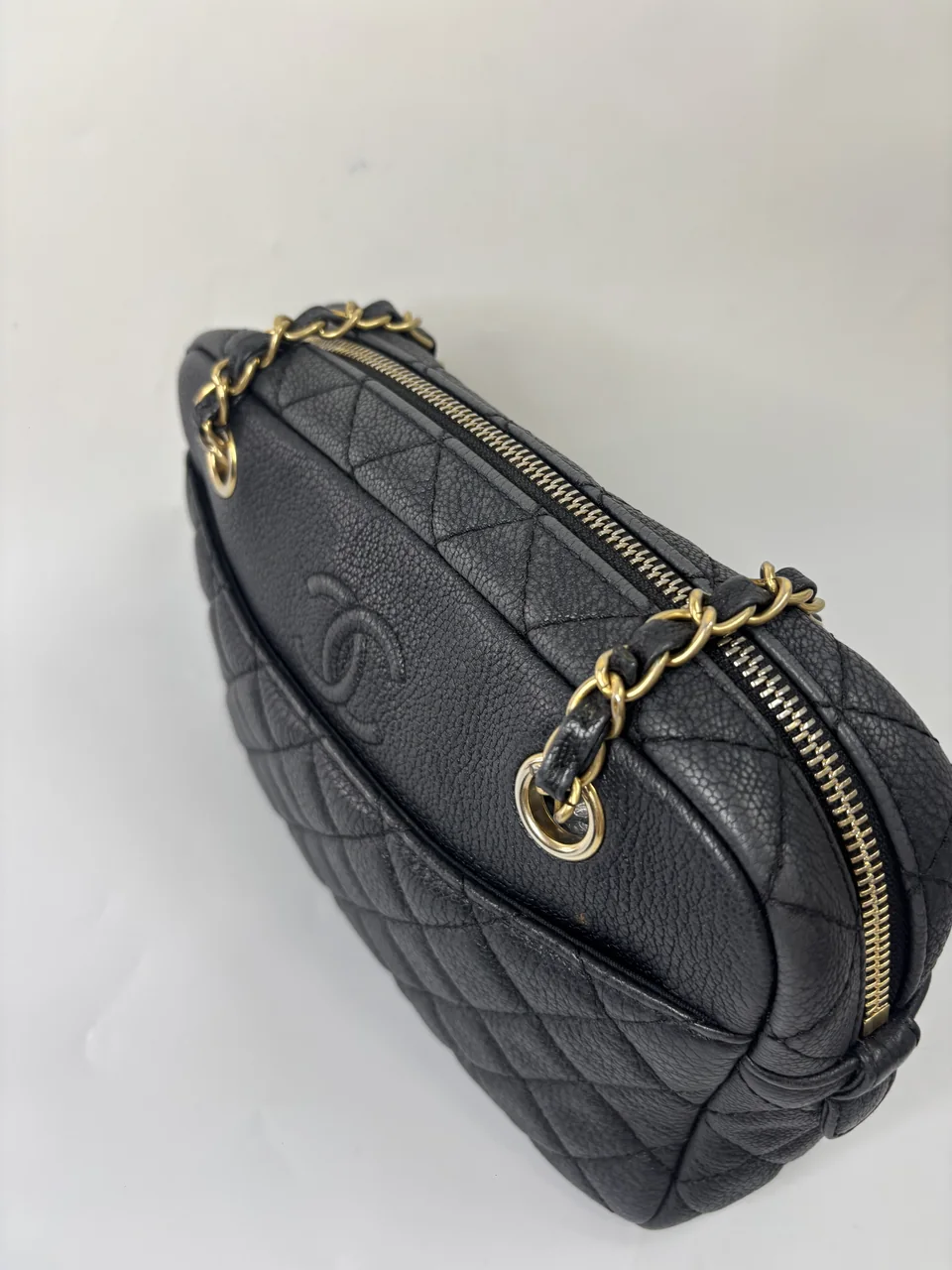 CHANEL BULL SKIN CHAIN SHOULDER BAG (25 SERIAL CODE) view 4