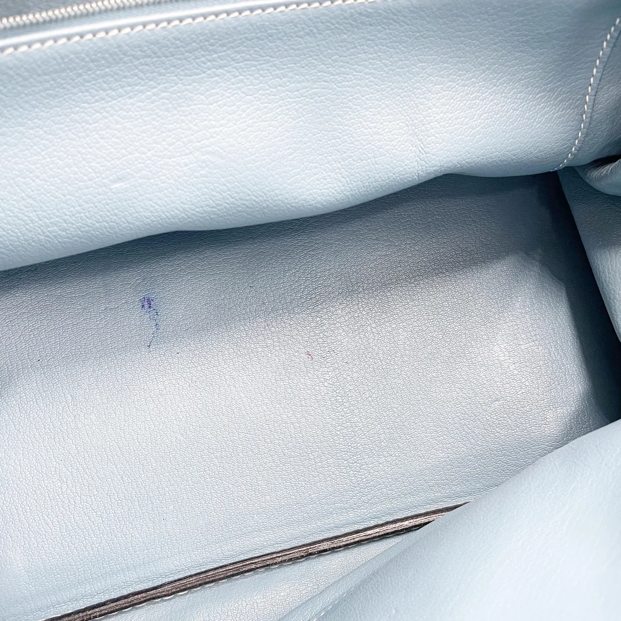 HERMES BIRKIN 35 (TAURILLON, BLUE JEAN, □I STAMP) view 8