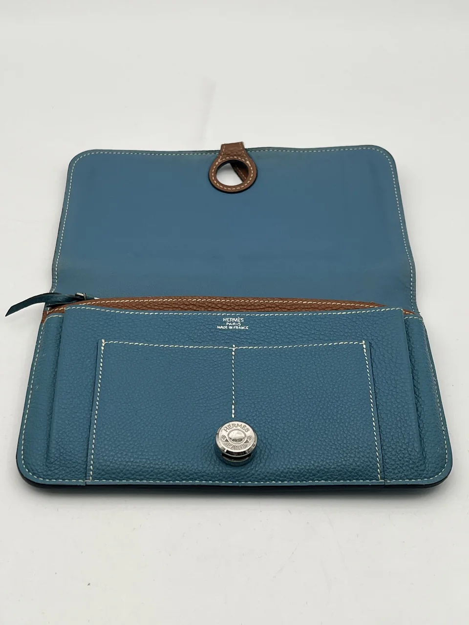 HERMES DOGOM GM (TOGO, BLUE JEAN, □I STAMP) view 4