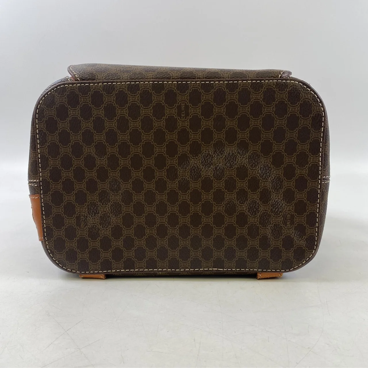CELINE MACADAM BACKPACK (BROWN) view 11
