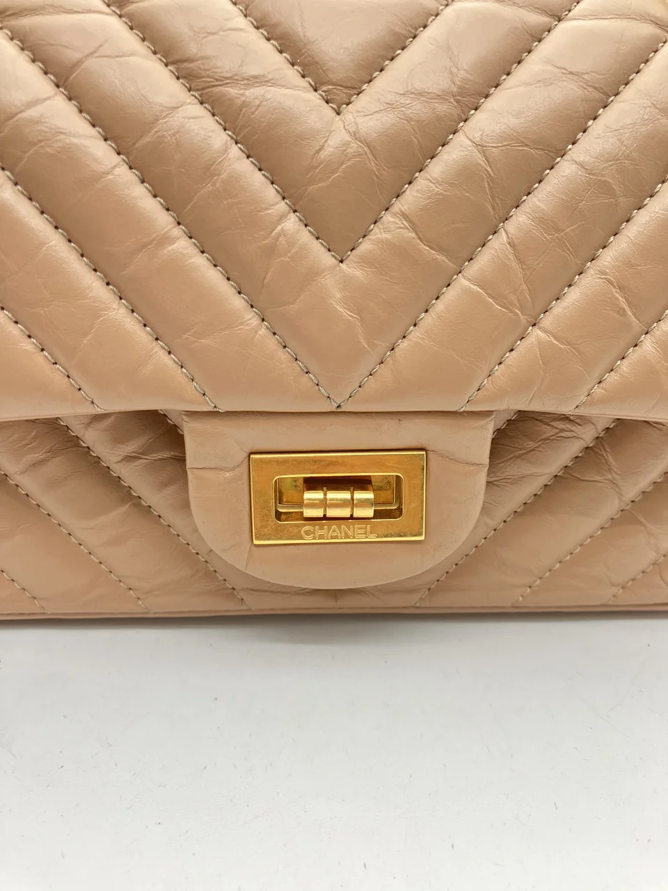 CHANEL CHEVRON 2.55 DOUBLE FLAP view 13