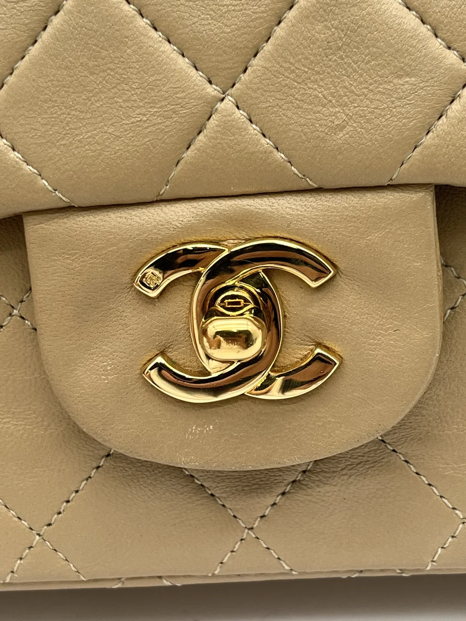 CHANEL LAMB SKIN DOUBLE FLAP view 3