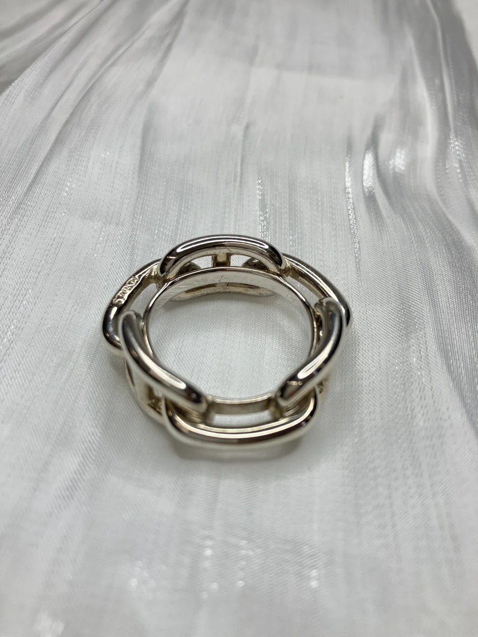 HERMES CHAINE D'ANCRE SCARF RING view 4