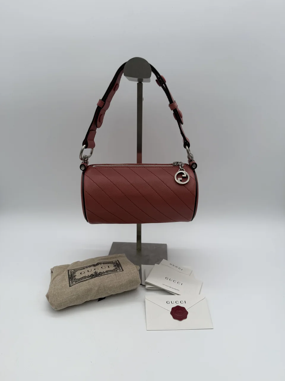 GUCCI BLONDIE SHOULDER BAG - PINK - MINI