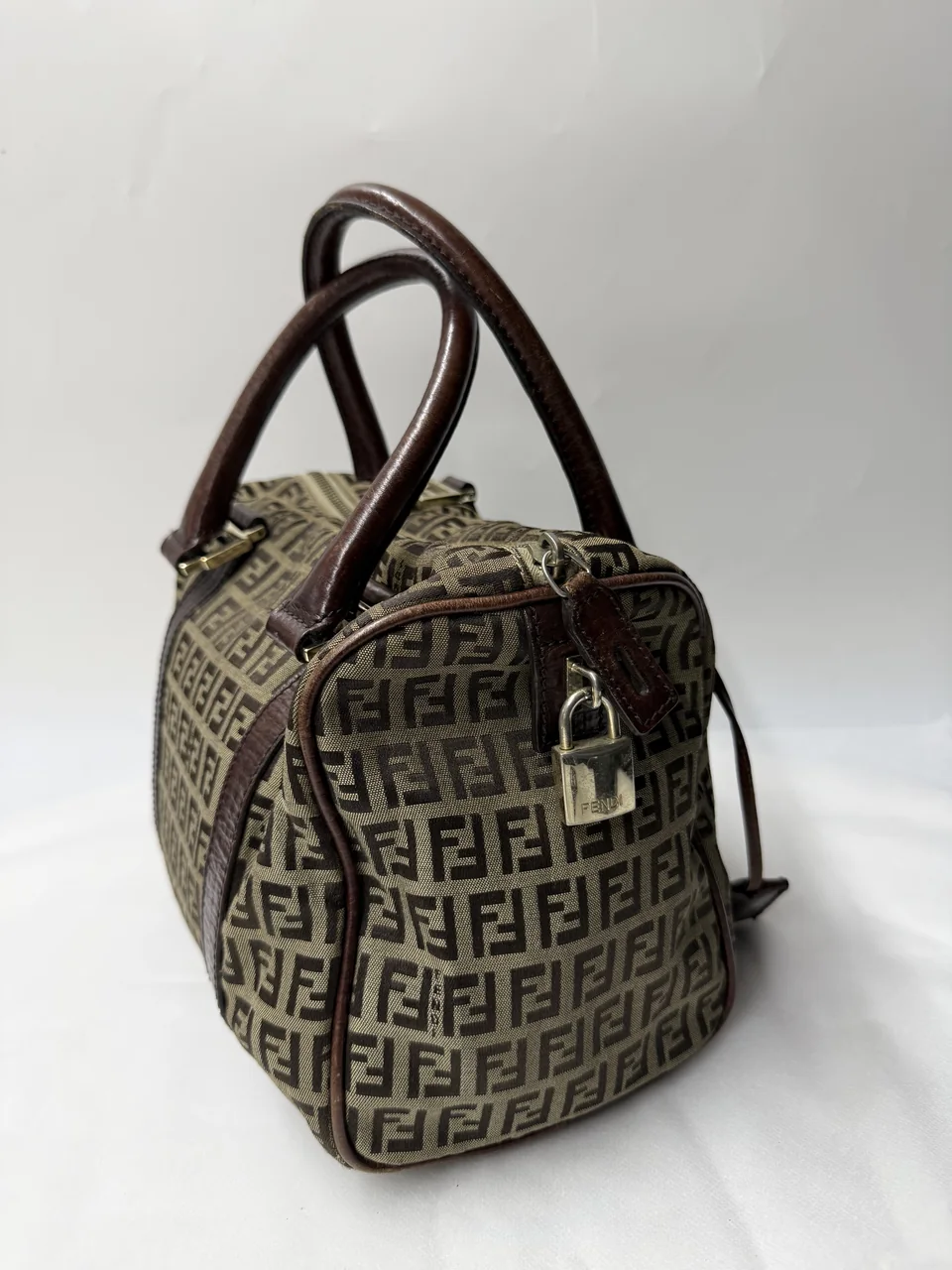 FENDI ZUCCA MINI BOSTON BAG view 11