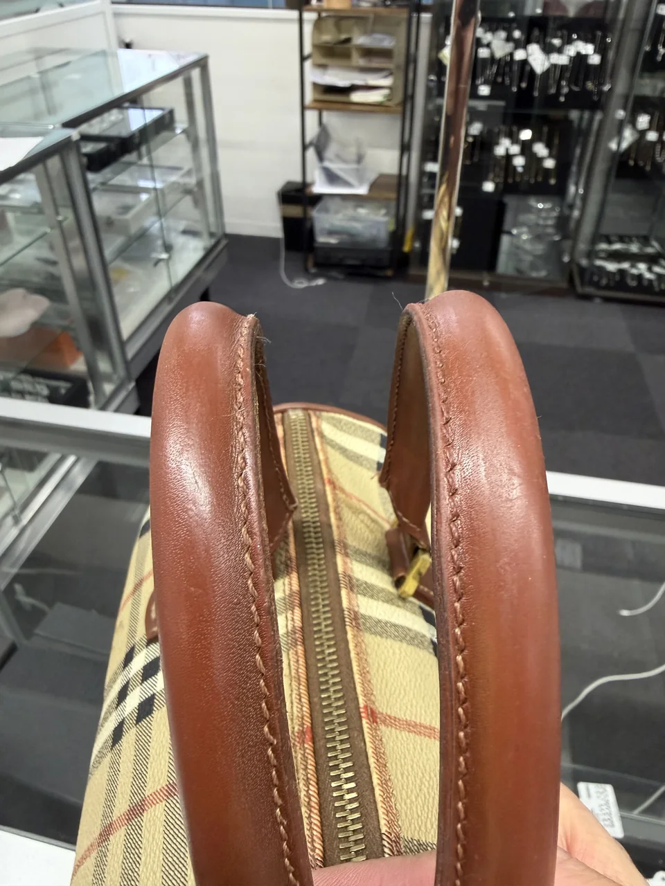 BURBERRY MINI BOSTON BAG view 7