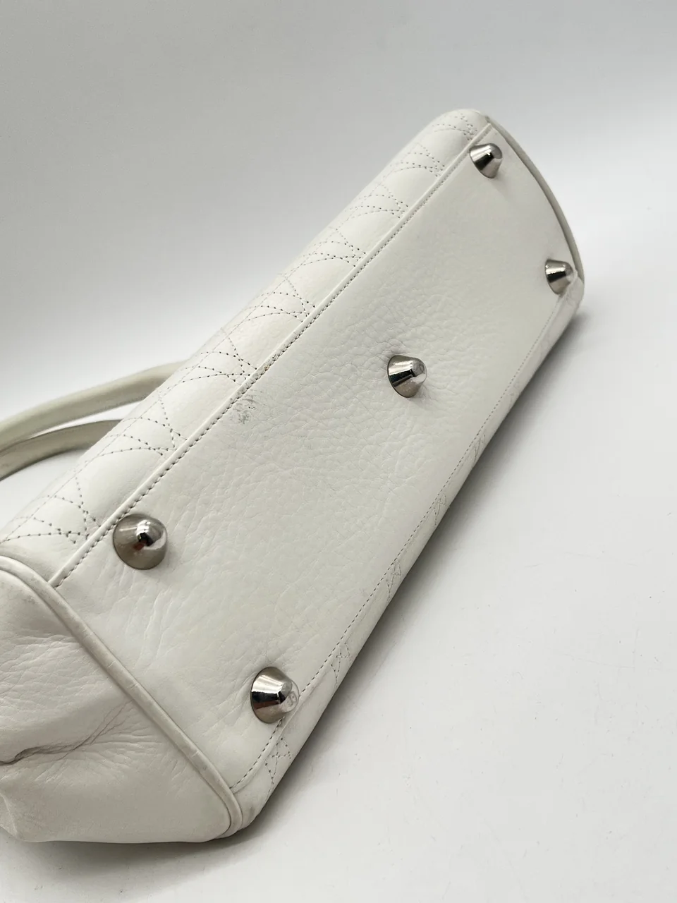 DIOR CANAGE HANDBAG (WHITE) view 7