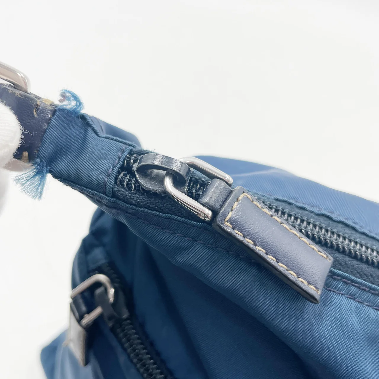 PRADA NYLON SHOULDER BAG (BLUE) view 8