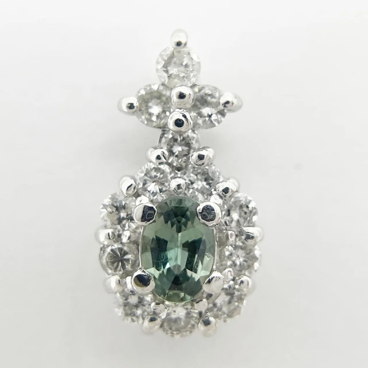 PT900 ALEXANDRITE PENDANT 0.16CT/0.25CT 1.3G
