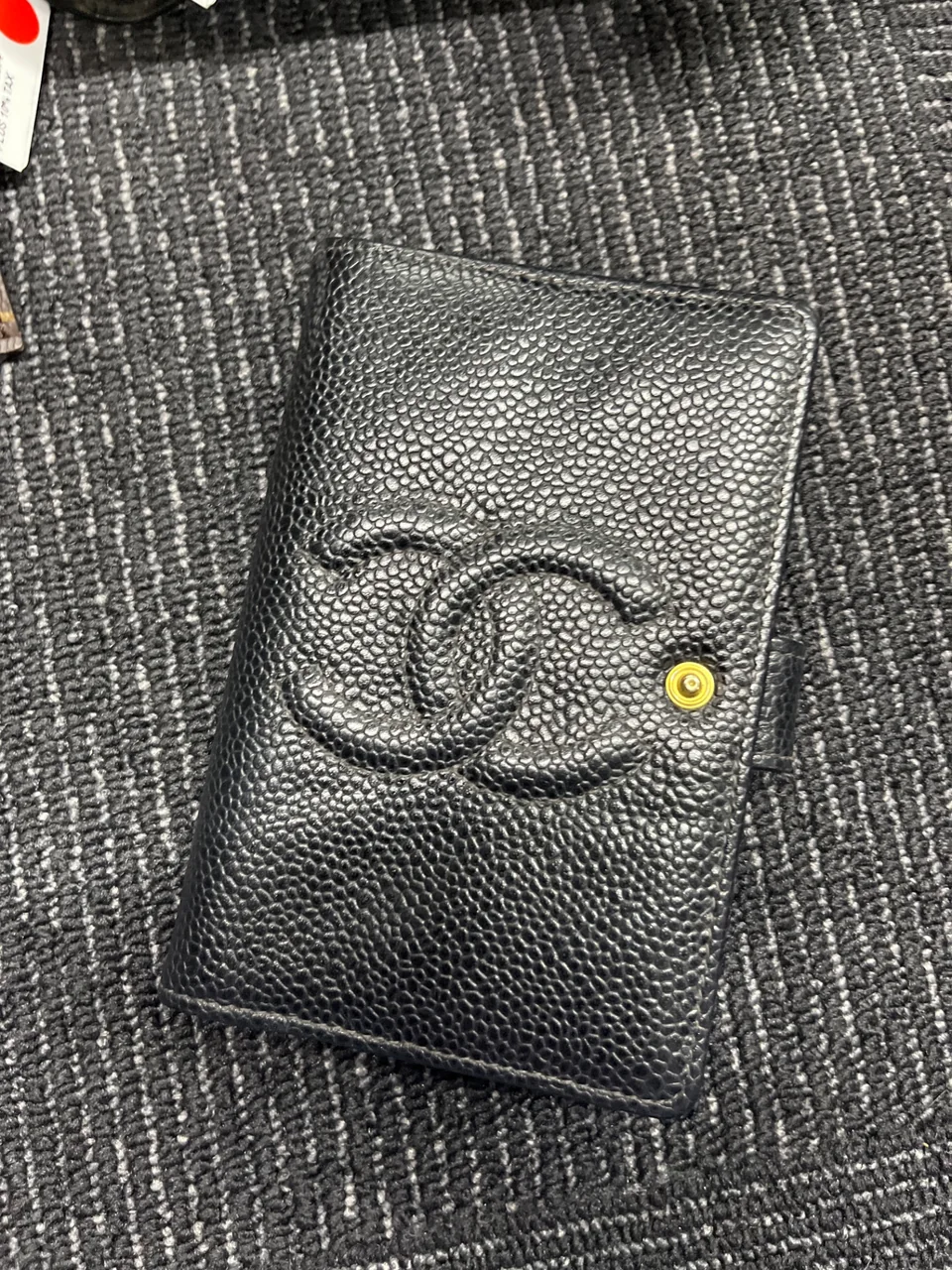 TN-4 78-7 CHANEL CAVIAR NOTEBOOK COVER