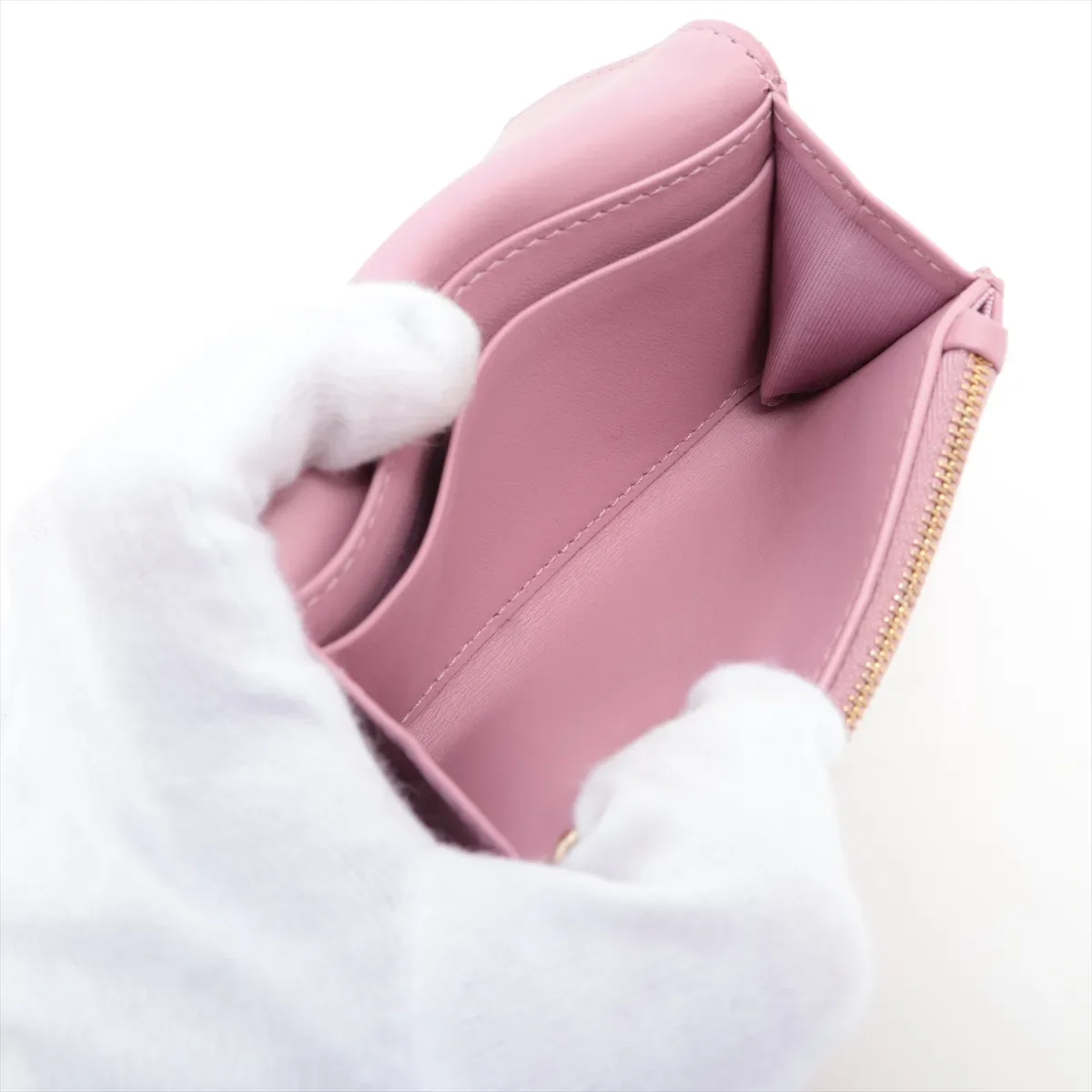 DIOR CANNAGE LADY DIOR COIN PURSE (PINK) view 6