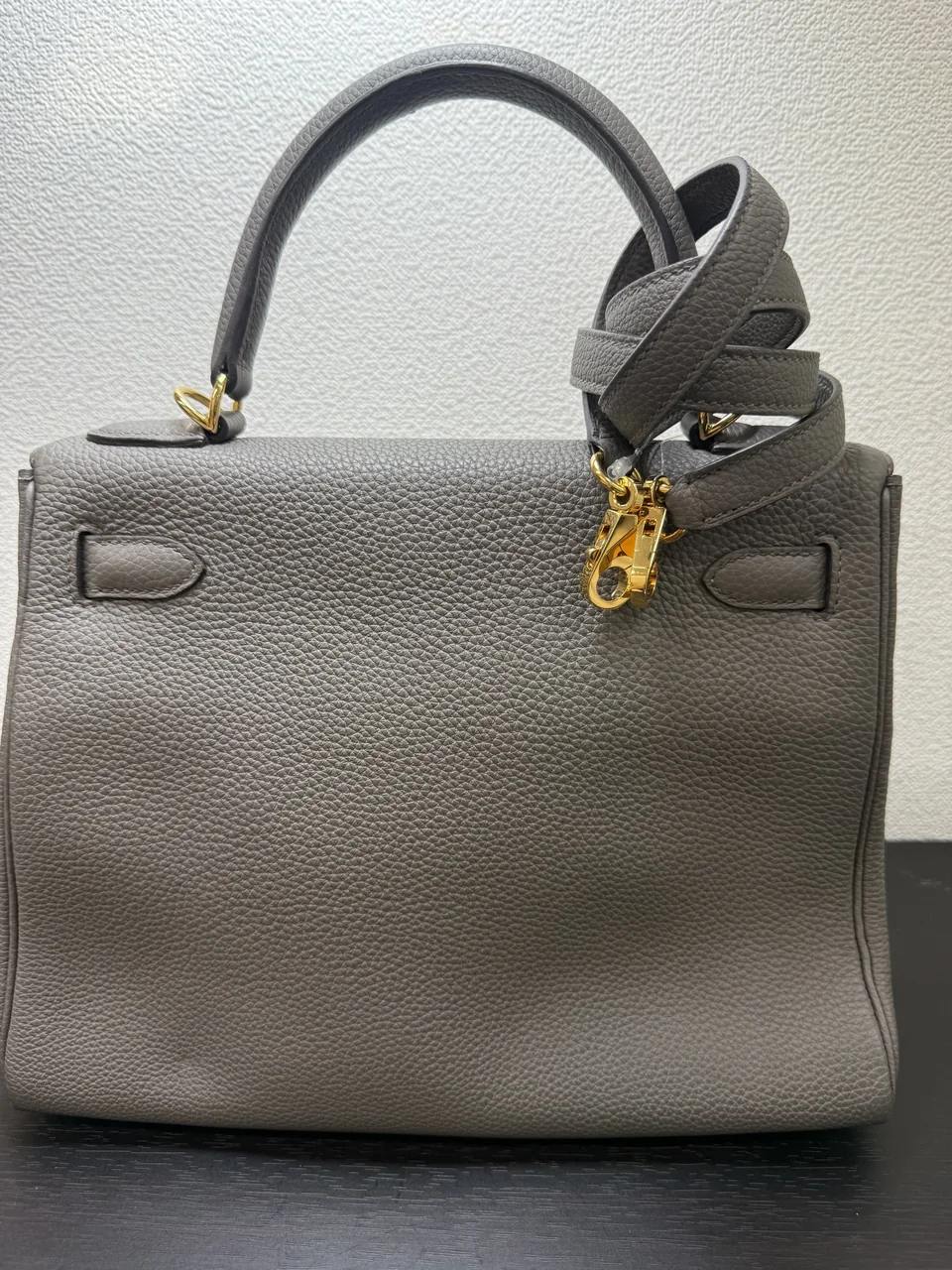 HERMES KELLY 28 (TOGO, ETAIN, Y STAMP) view 10