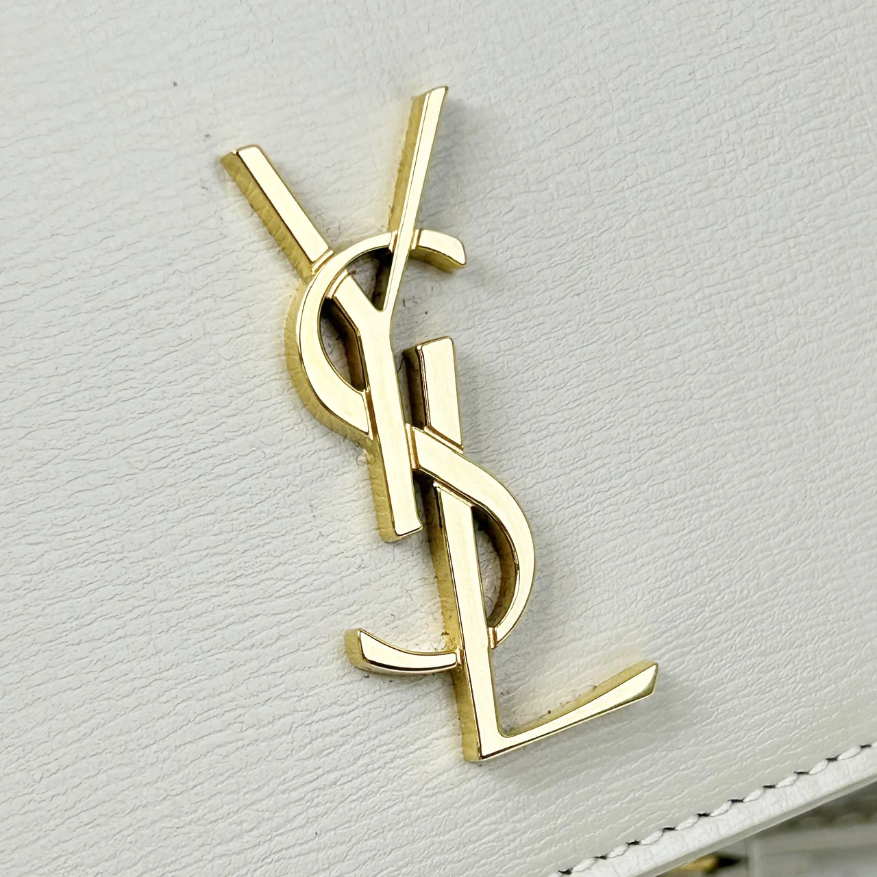SAINT LAURENT PHONE HOLDER (IVORY) view 9