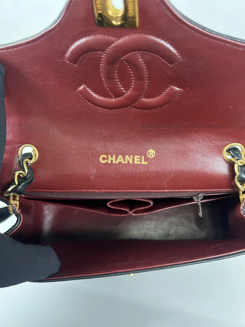 CHANEL LAMB SKIN MATELASSE CHAIN SHOULDER BAG view 21