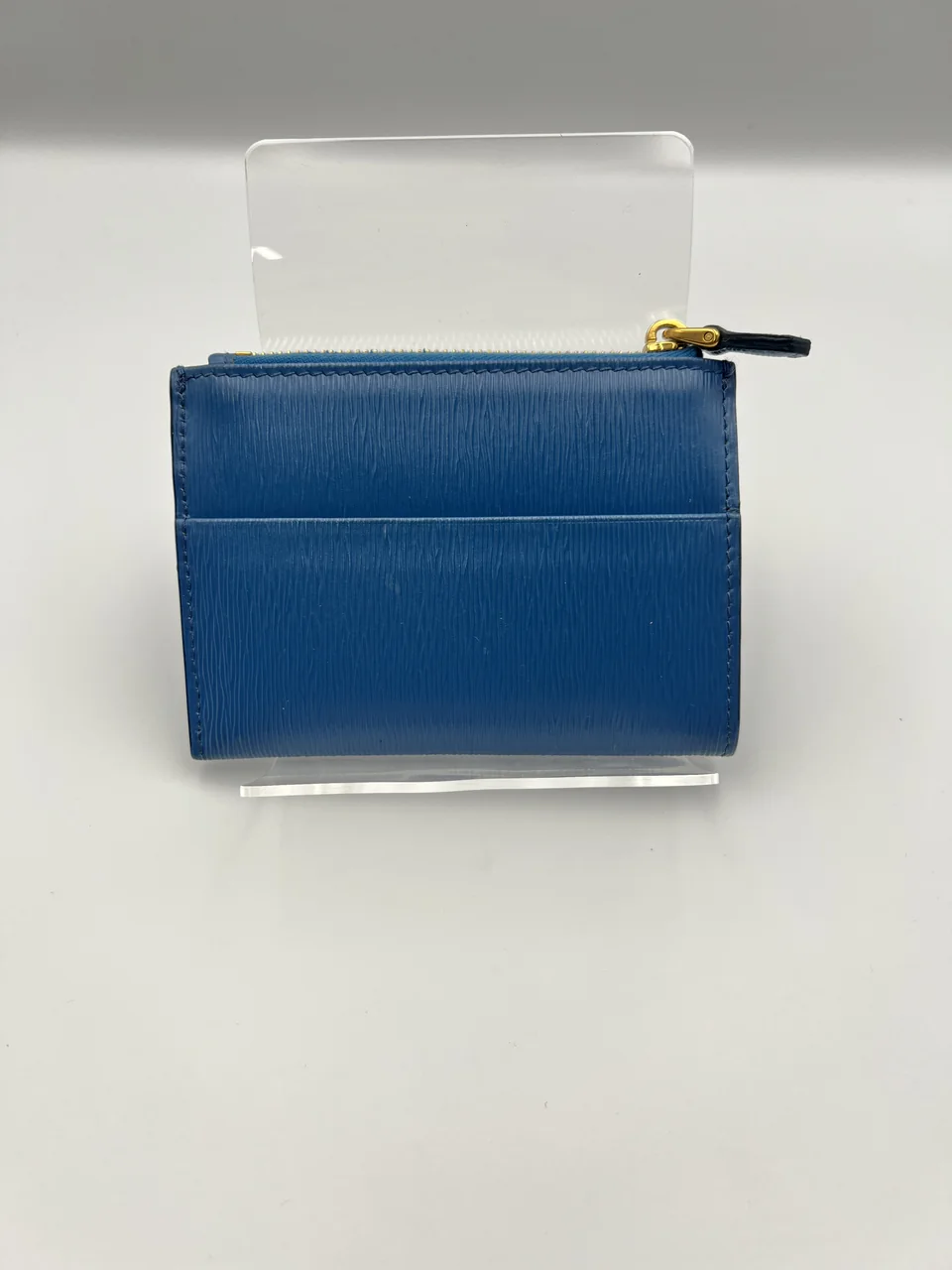 PRADA VITELLO MOVE CARD CASE (BLUE) view 4