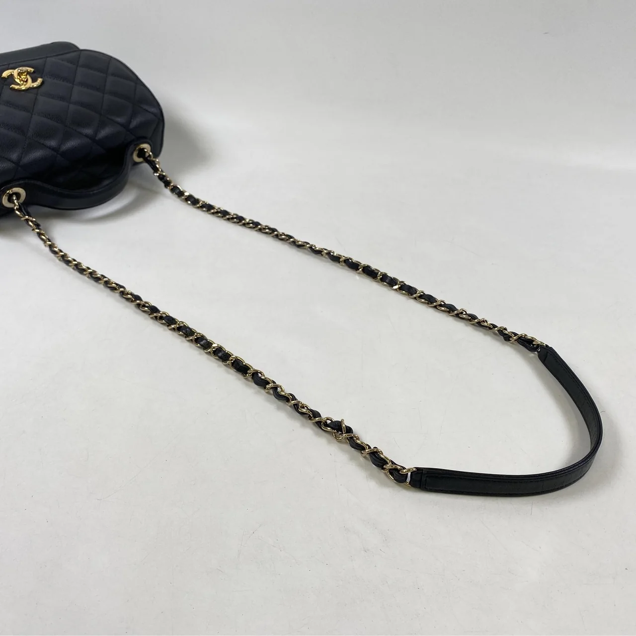 CHANEL CAVIAR TWO-WAY CHAIN SHOULDER BAG view 21