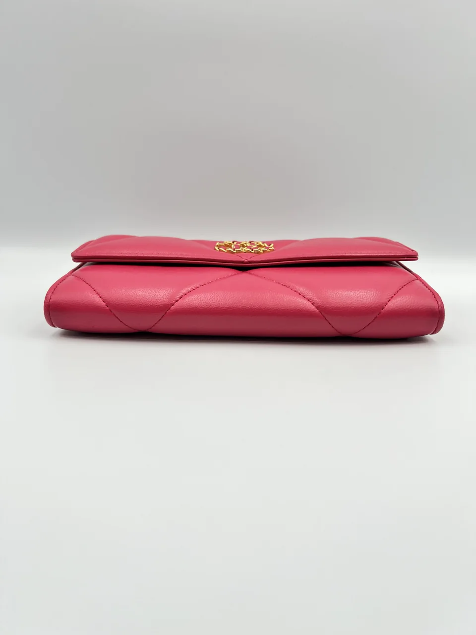 CHANEL 19 LAMB SKIN LONG WALLET view 8